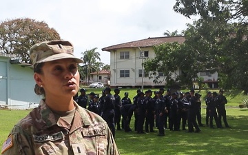 U.S. Army and Panamanian Forces conduct first aid training in Colón