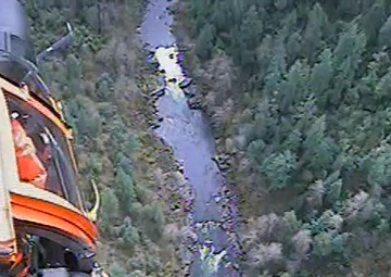 Coast Guard rescues stranded man from the Illinois River Valley