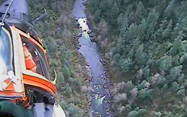 Coast Guard rescues stranded man from the Illinois River Valley