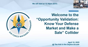 Opportunity Validation Know Your Defense Market and Make a Sale