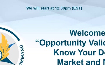 Opportunity Validation Know Your Defense Market and Make a Sale