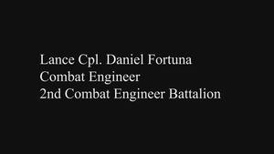 U.S. Marine Lance Cpl. Daniel Fortuna Aroll - fire team movement techniques