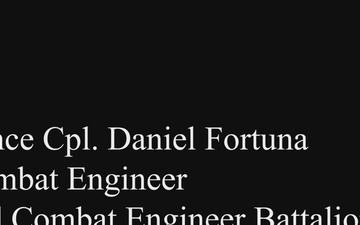 U.S. Marine Lance Cpl. Daniel Fortuna Aroll - fire team movement techniques