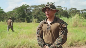 U.S. Marine Lance Cpl. Daniel Fortuna Aroll - fire team movement techniques