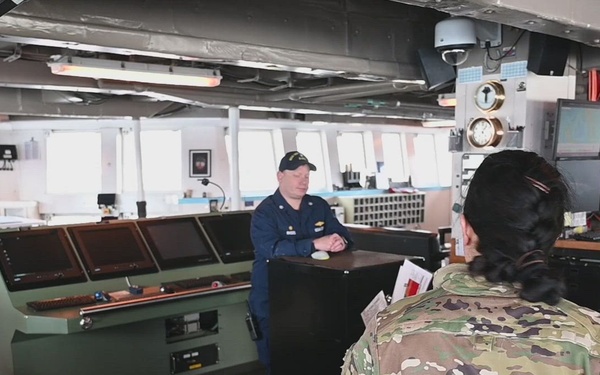 Arctic Edge 2026 Medical Experimentation Participants Tour NOAA's Oscar Dyson (R-224) In Kodiak