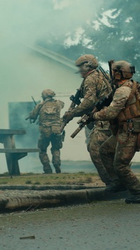 1SFG(A) Green Berets conduct small unit tactics