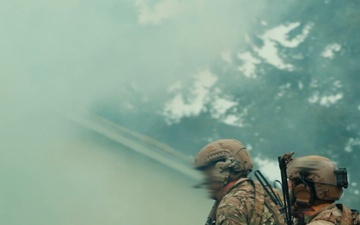 1SFG(A) Green Berets conduct small unit tactics