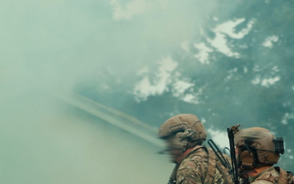 1SFG(A) Green Berets conduct small unit tactics