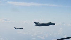 USMC F-35’s refuels with the 71st ERS over SOUTHOM AOR