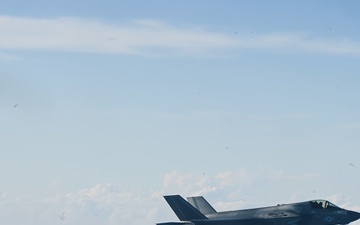 USMC F-35’s refuels with the 71st ERS over SOUTHOM AOR