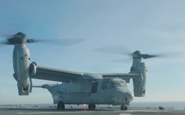 11th MEU Marines, Sailors Conduct Flight Operations Aboard USS Boxer