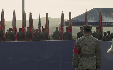 1st MARDIV holds colors rededication ceremony for 85th anniversary