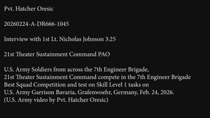 7th Engineer Best Squad Competition Day 1 BROLL