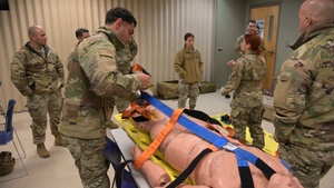 Tactical Combat Casualty Care training 156th CRG at Sentry South 26-2