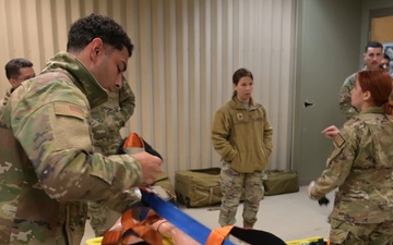 Tactical Combat Casualty Care training 156th CRG at Sentry South 26-2