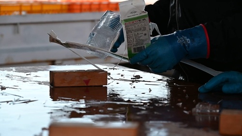 Camp Fuji Marines Participate in Yamanako Ice Candle Festival