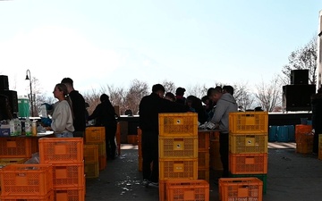 Camp Fuji Marines Participate in Yamanako Ice Candle Festival