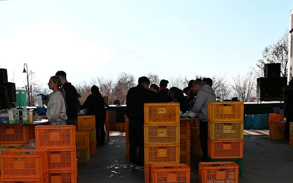 Camp Fuji Marines Participate in Yamanako Ice Candle Festival