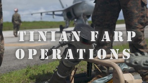 U.S. Marines conduct FARP operations at Tinian