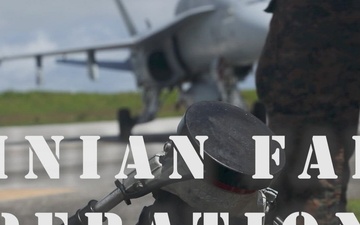 U.S. Marines conduct FARP operations at Tinian