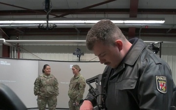 Bitburg Polizei participate in immersion with 52nd Security Forces Squadron