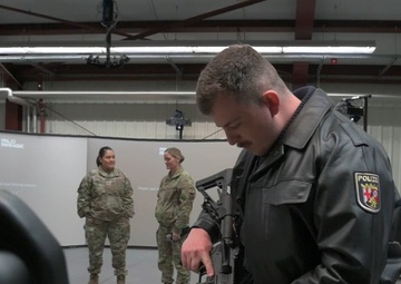 Bitburg Polizei participate in immersion with 52nd Security Forces Squadron