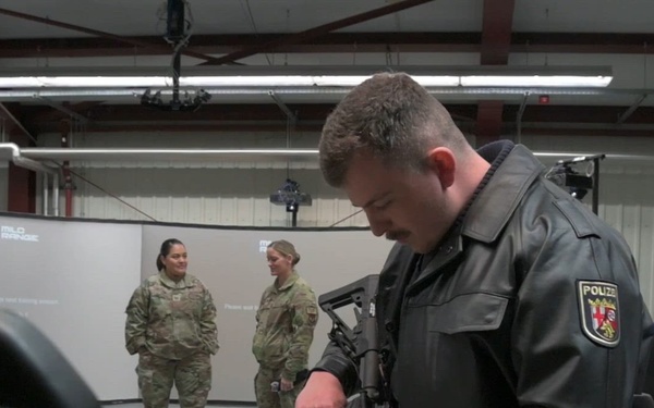 Bitburg Polizei participate in immersion with 52nd Security Forces Squadron