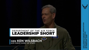 CSAF Gen Wilsbach Leadership Short (AFA 26) - Fly and Fix