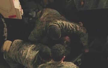 11th MEU Marines, Sailors Conduct Mass Casualty Drill Aboard USS Boxer