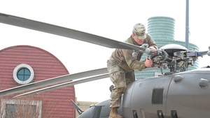 UH-72 Lakota lands on Independence Ave.