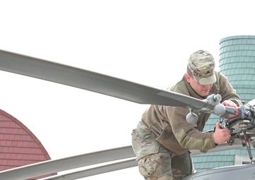 UH-72 Lakota lands on Independence Ave.