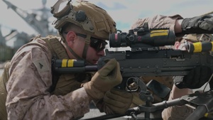 B-Roll: 11th MEU Marines Conduct Weapon Manipulation Training Aboard USS Comstock