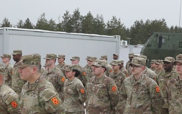 Task Force Pergalė Receives Medal for Mutual Support from Lithuanian Armed Forces (B-Roll)