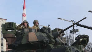 Allies Stand Together at Estonian Independence Day Parade Celebrating Freedom and Partnership