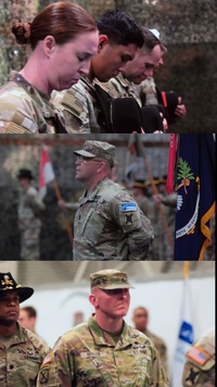1-153rd Cavalry Regiment Assumes Authority from 3rd Battalion, 156th Infantry Regiment During Transfer of Authority Ceremony