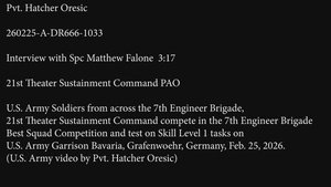 7th Engineer Brigade Best Squad Competition 2026 Day 2 B-ROLL