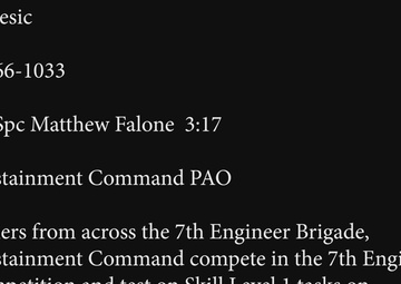 7th Engineer Brigade Best Squad Competition 2026 Day 2 B-ROLL