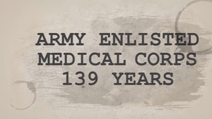 Army Enlisted Medical Corps 139th Anniversary