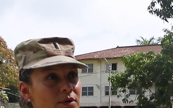 U.S. Army and Panamanian Forces conduct first aid training in Colón