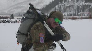 10th Mountain Division (LI) Soldiers Train for the Hale to Vail Traverse