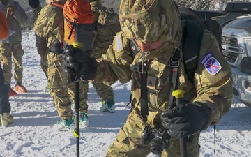 10th Mountain Division (LI) Soldiers Train Avalanche Skills