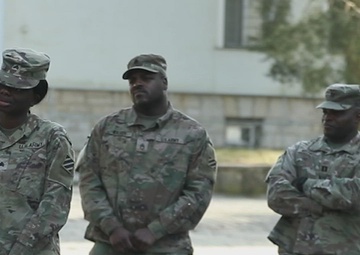 Deployed Dogface Soldier promotion ceremony: Sgt. Ahmad Ash