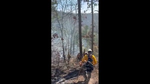 Oklahoma National Guard wildland firefighting crews battle Oklahoma blazes