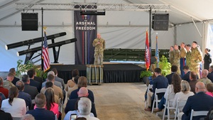 Young Arkansans Take Oath of Enlistment During Sec. of War Visit