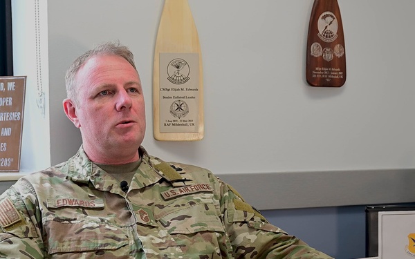 Get to know your command chief: CMSgt Elijah Edwards