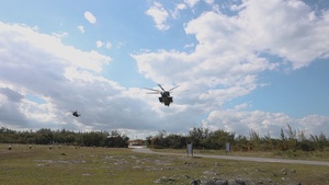 HMLA-269 and HMH-464 land in The Bahamas