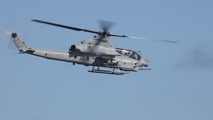 U.S. Marines with HMLA-269 conduct live fire training during MAG-29 DAO Exercise