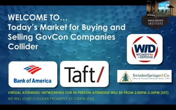 Today’s Market for Buying and Selling GovCon Companies