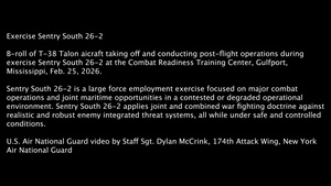 T-38 Talons conduct flight operations during Sentry South 26-2