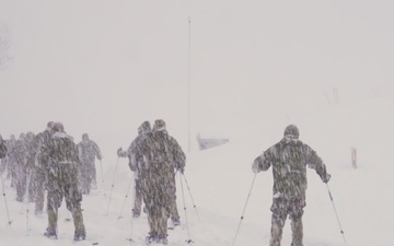 CORE26 | U.S. Marines and Sailors Learn Basic Skiing Techniques for Arctic Exercise B-Roll